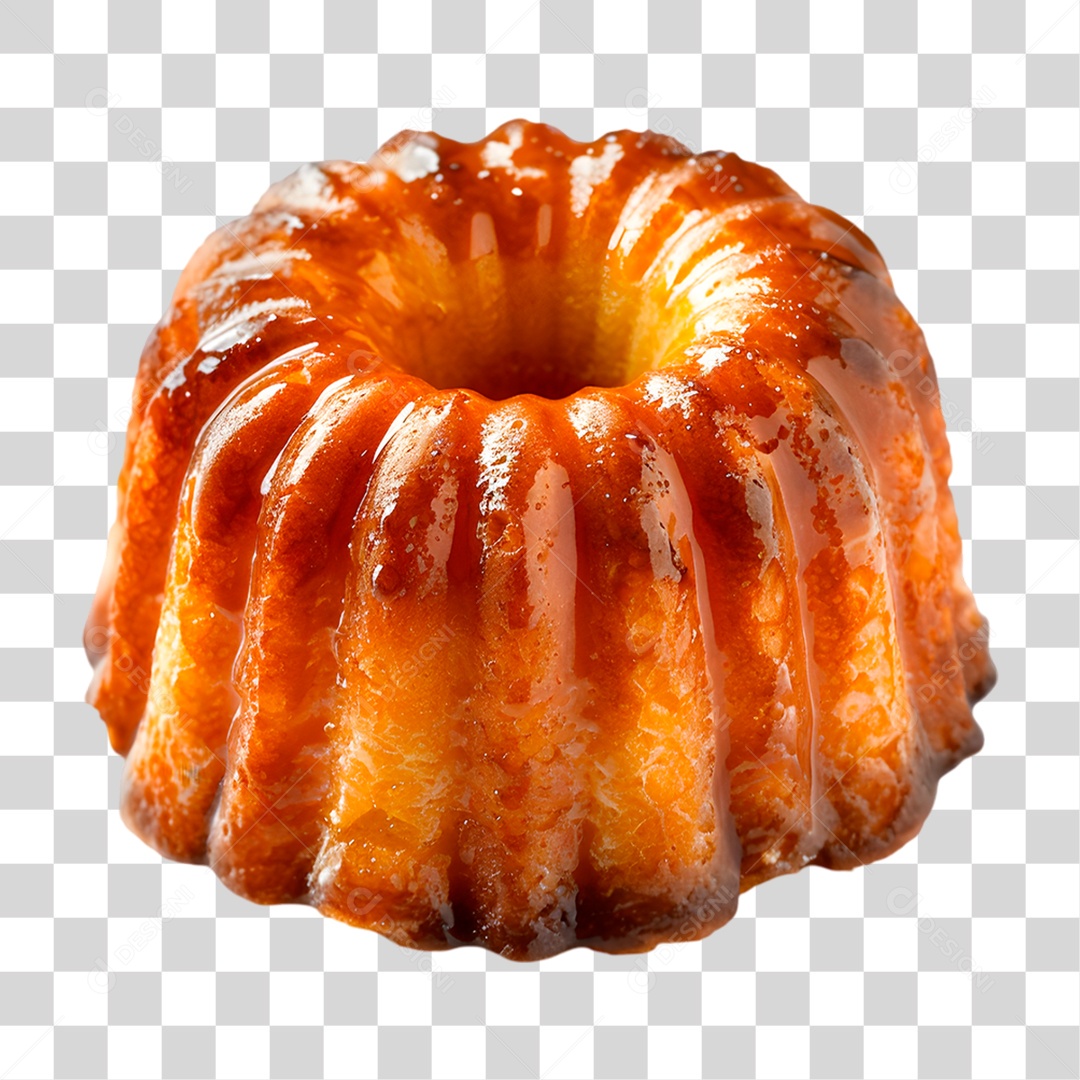 Bolo Bundt PNG Transparente