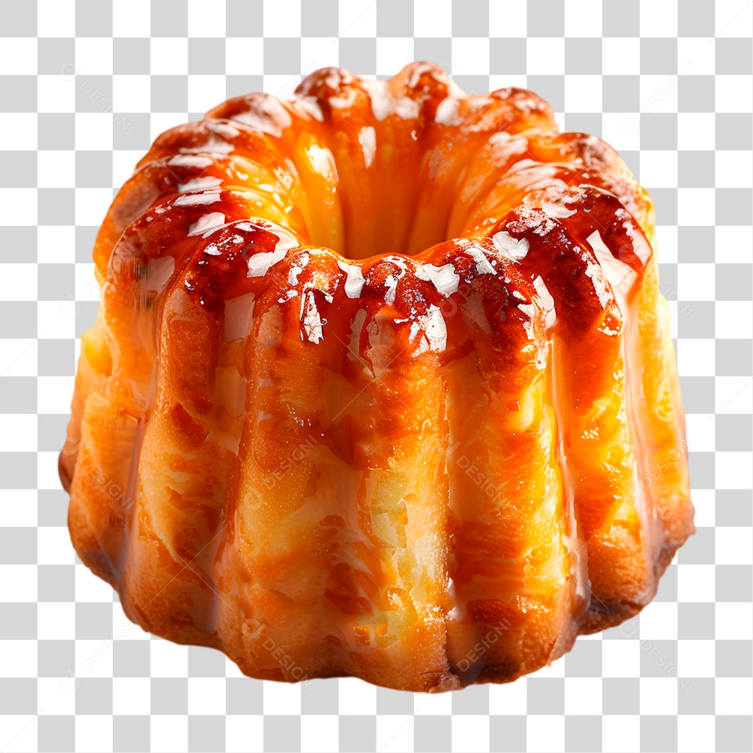 Bolo Bundt PNG Transparente