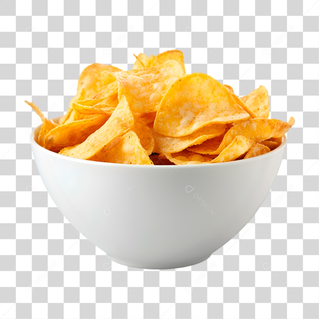 Transparent PNG Chips Potato Bowl