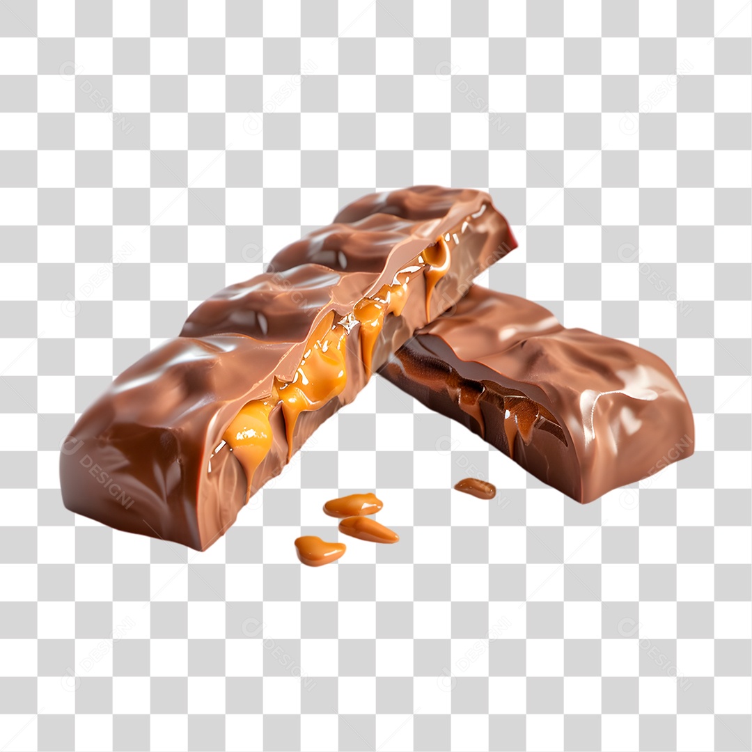 Barra de Chocolate PNG Transparente