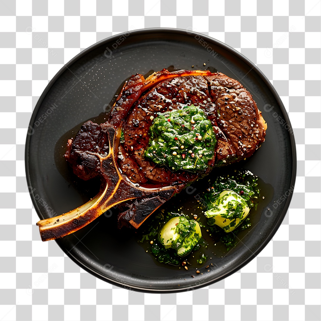 Prato de Chuleta PNG Transparente