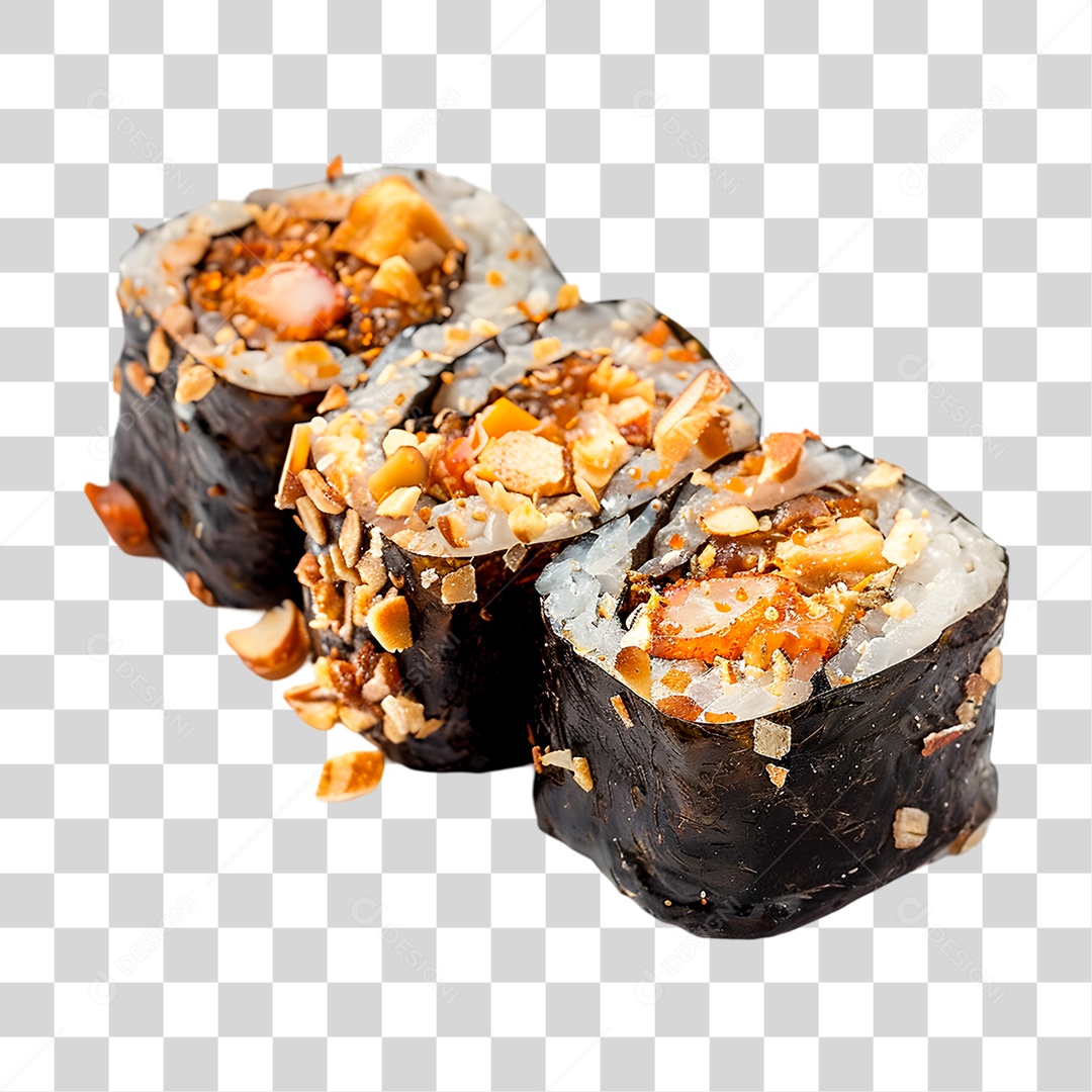 Rolinhos Califórnia PNG Transparente