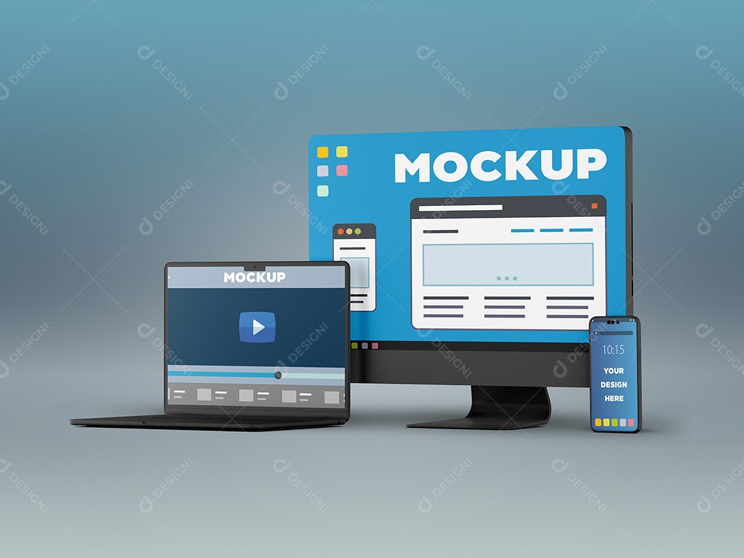 Devices Mockup PSD Editável