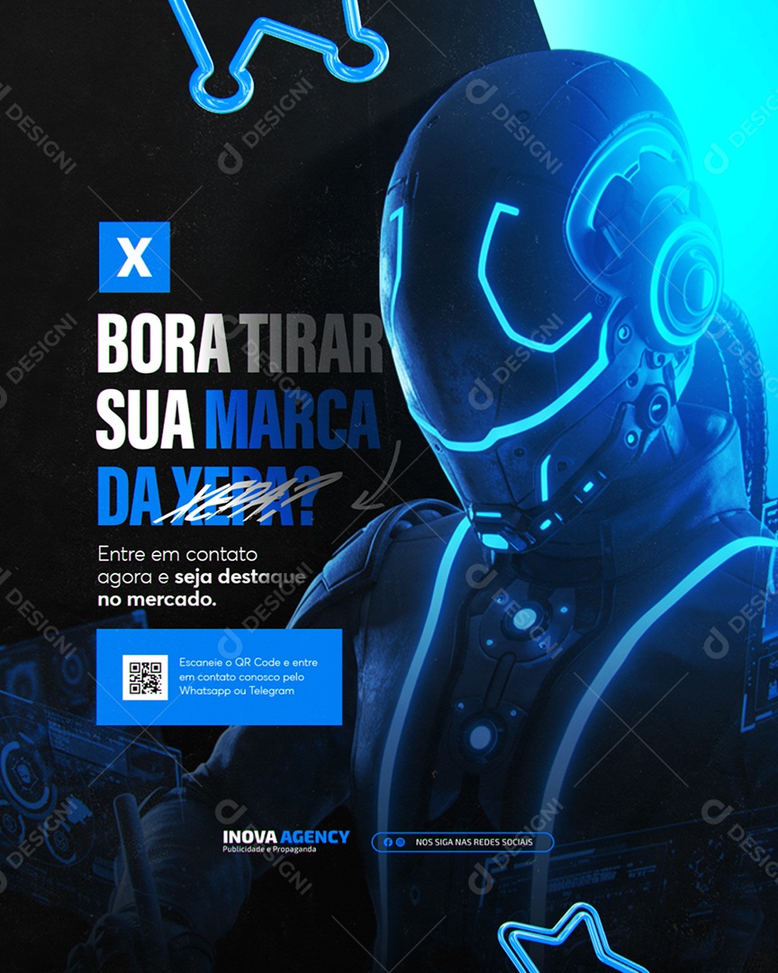 Agência de Publicidade Bora Tirar Sua Maraca da Xepa Social Media PSD Editável