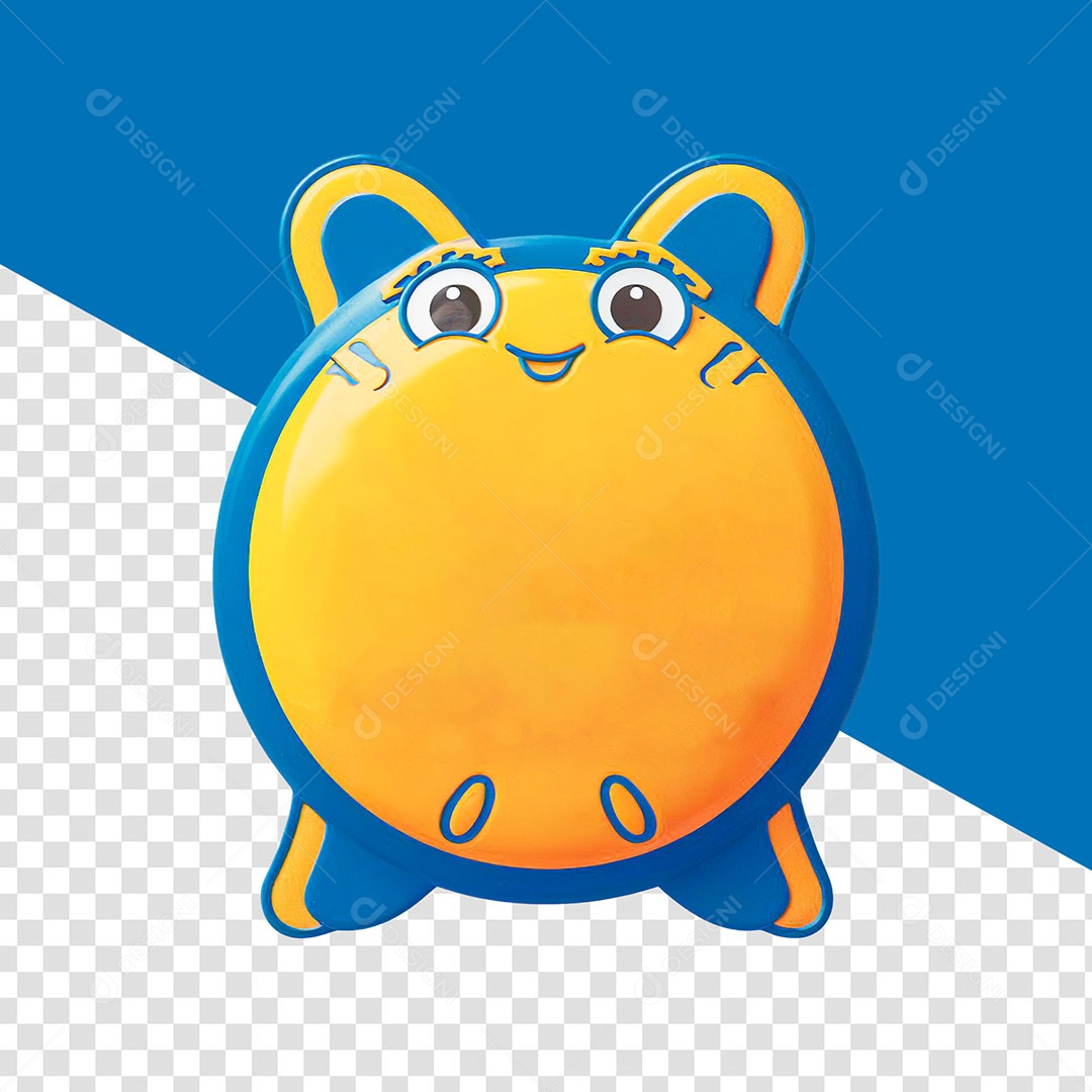 Elemento 3D Volta as Aulas para Composição PSD