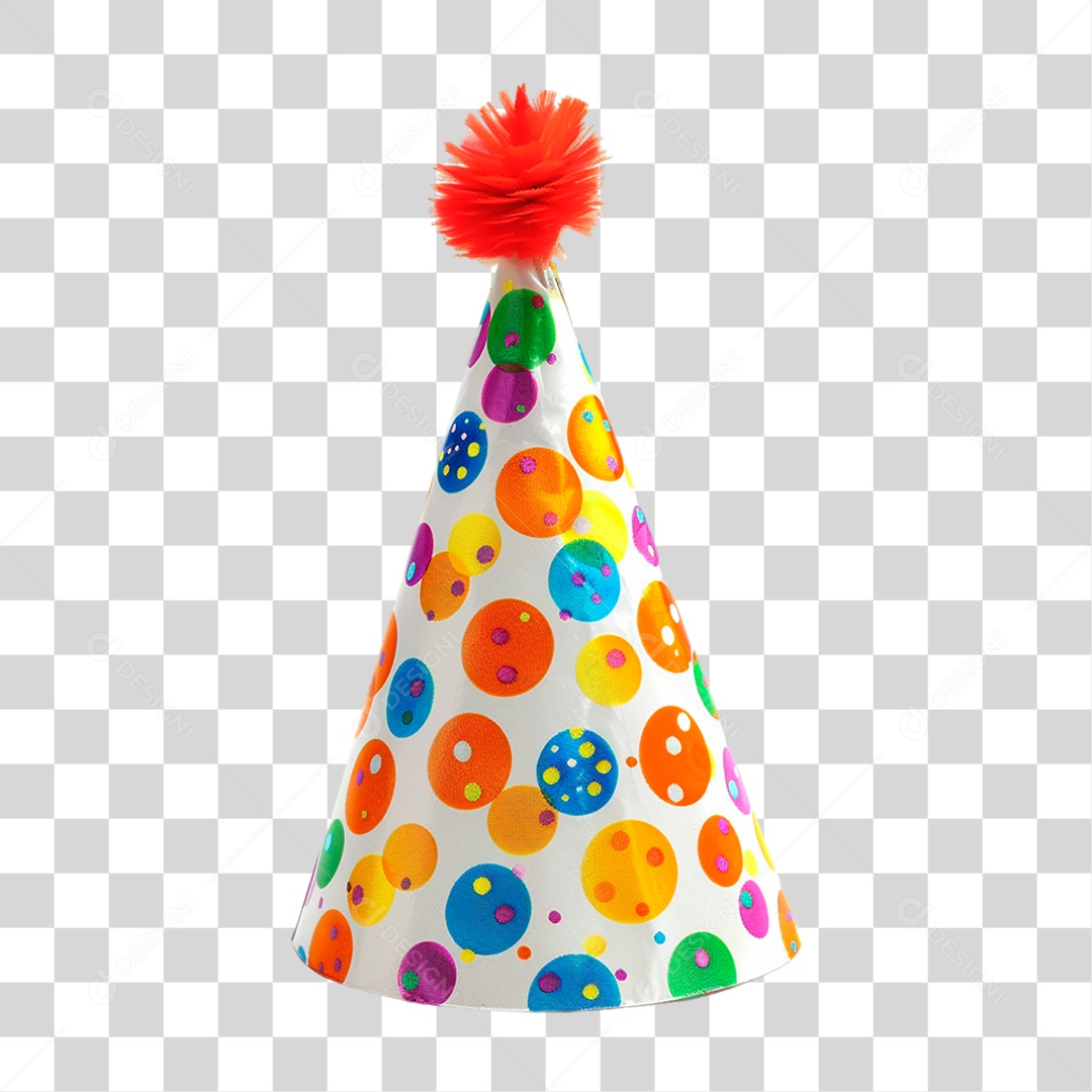 Chapéu de Aniversário Infantil PNG Transparente