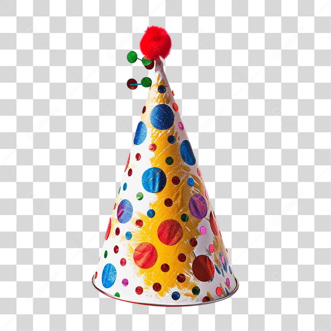 Chapéu de Aniversário Infantil PNG Transparente
