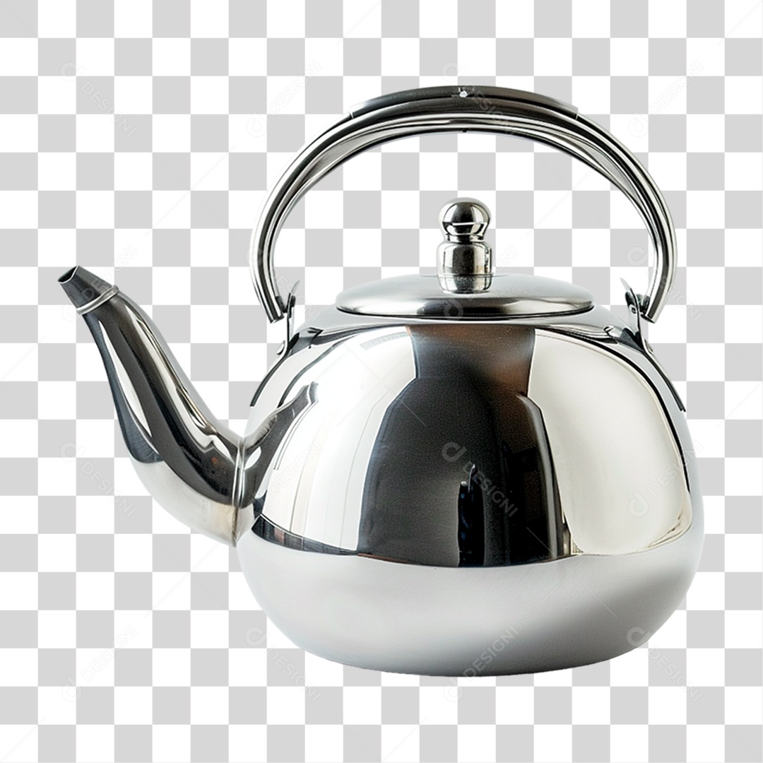 Chaleira de Aço PNG Transparente