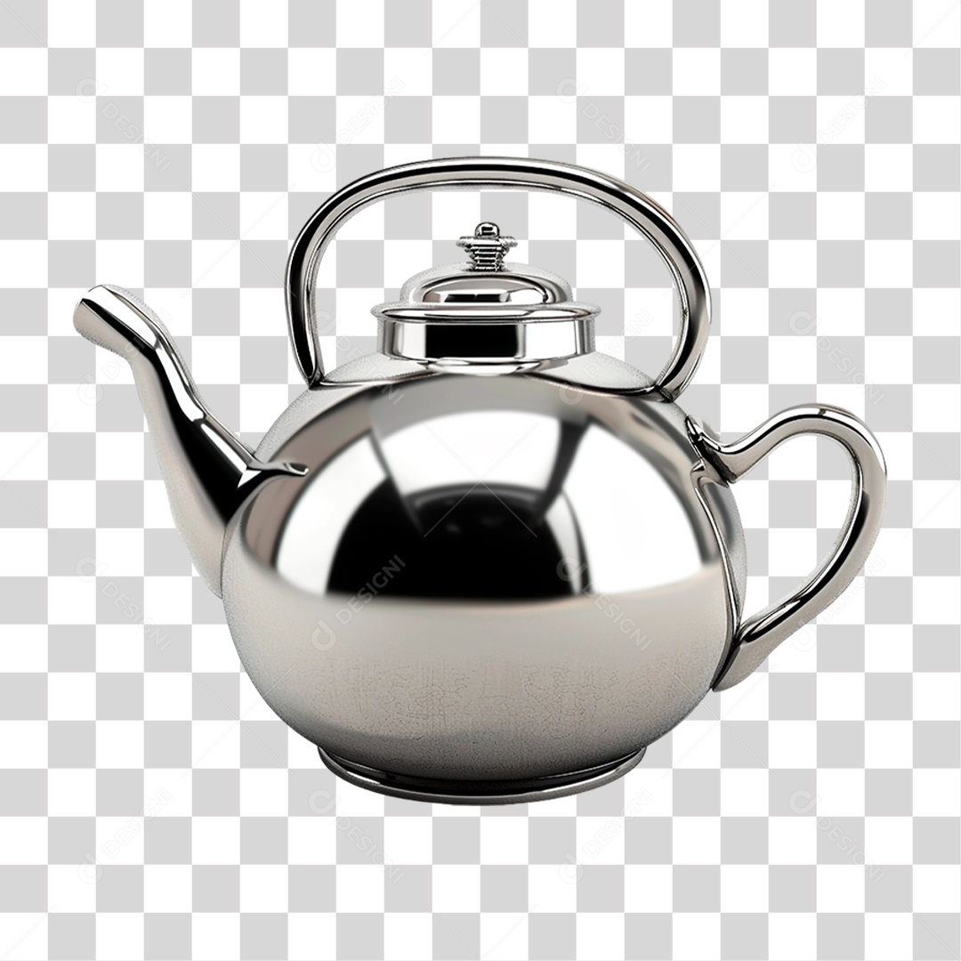 Chaleira de Aço PNG Transparente
