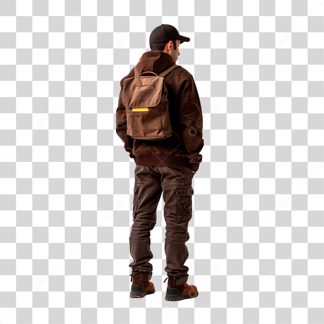 Entregador PNG Transparente