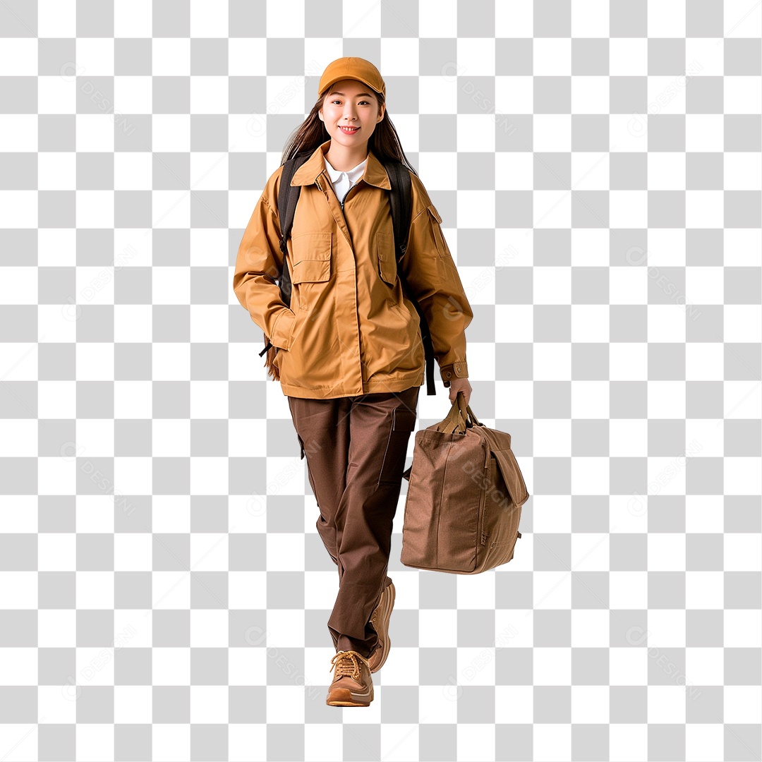 Entregadora PNG Transparente