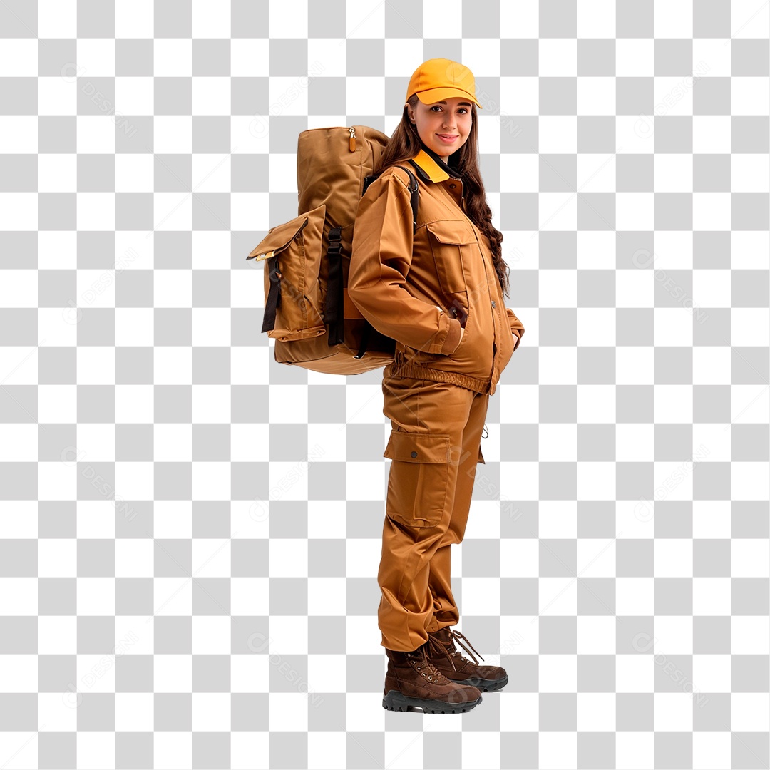 Entregadora PNG Transparente