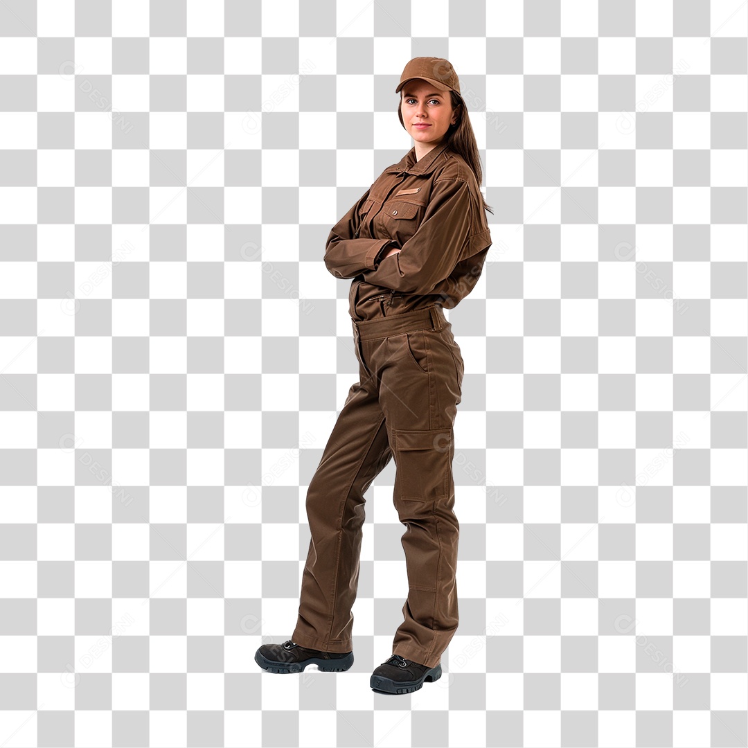 Entregadora PNG Transparente