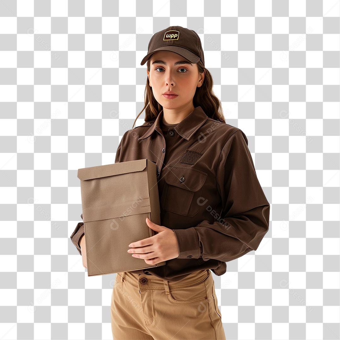 Entregadora PNG Transparente