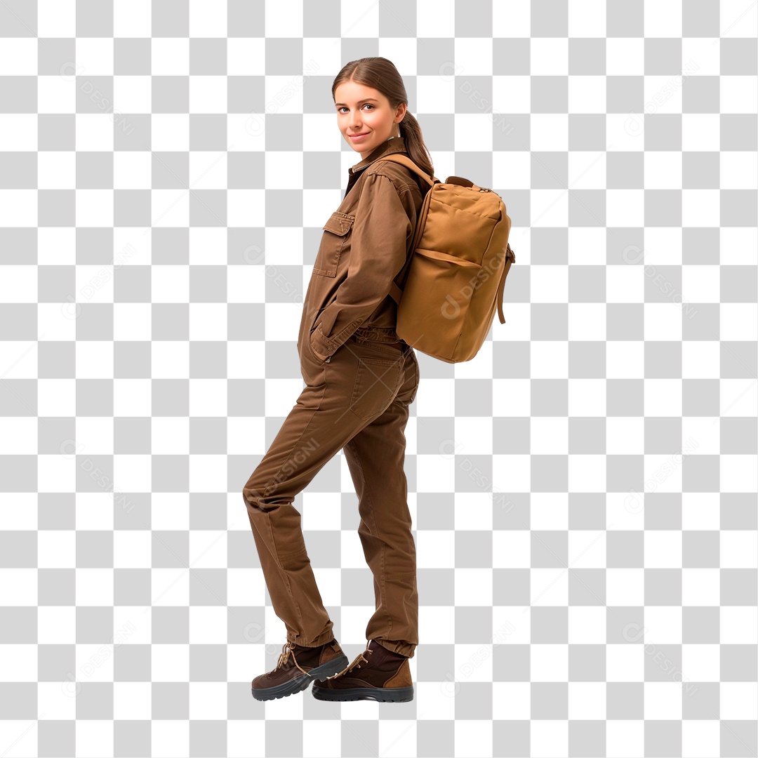 Entregadora PNG Transparente