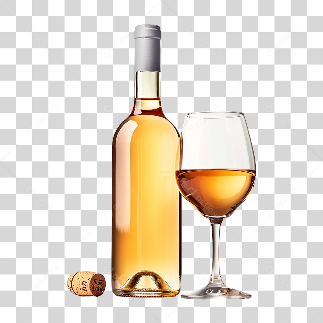 Garrafa de Vinho PNG Transparente