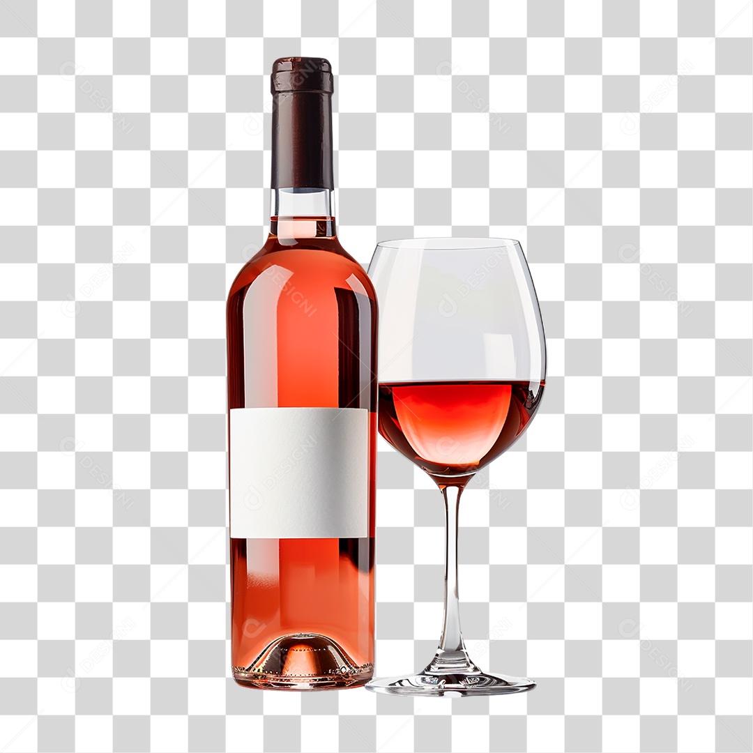 Garrafa de Vinho PNG Transparente