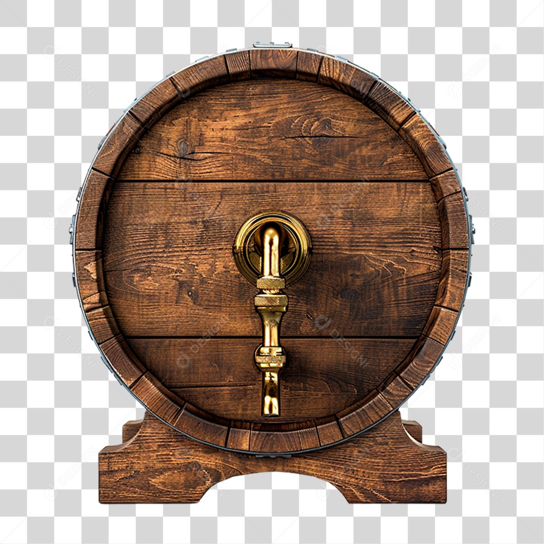 Barril de Chopp PNG Transparente