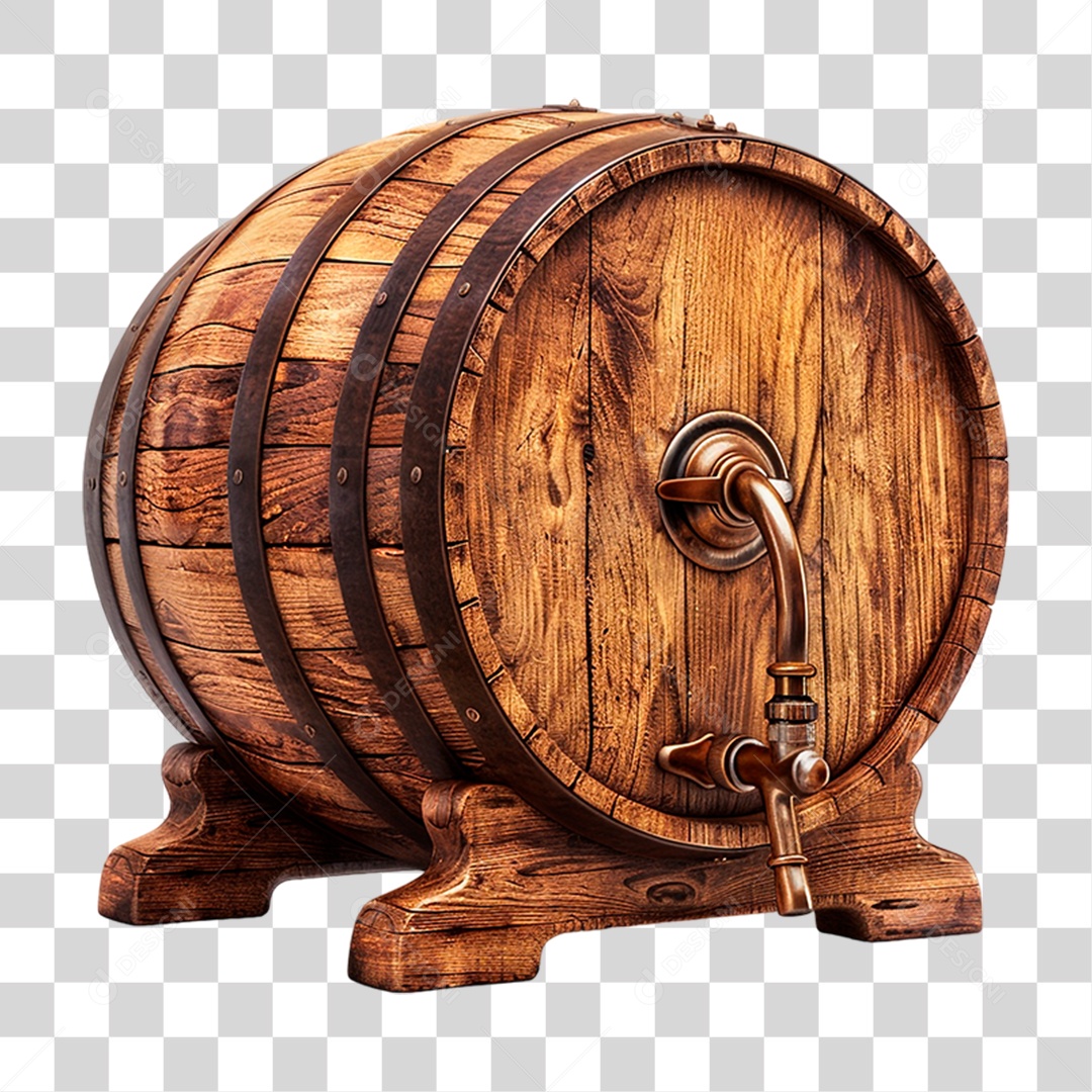 Barril de Chopp PNG Transparente