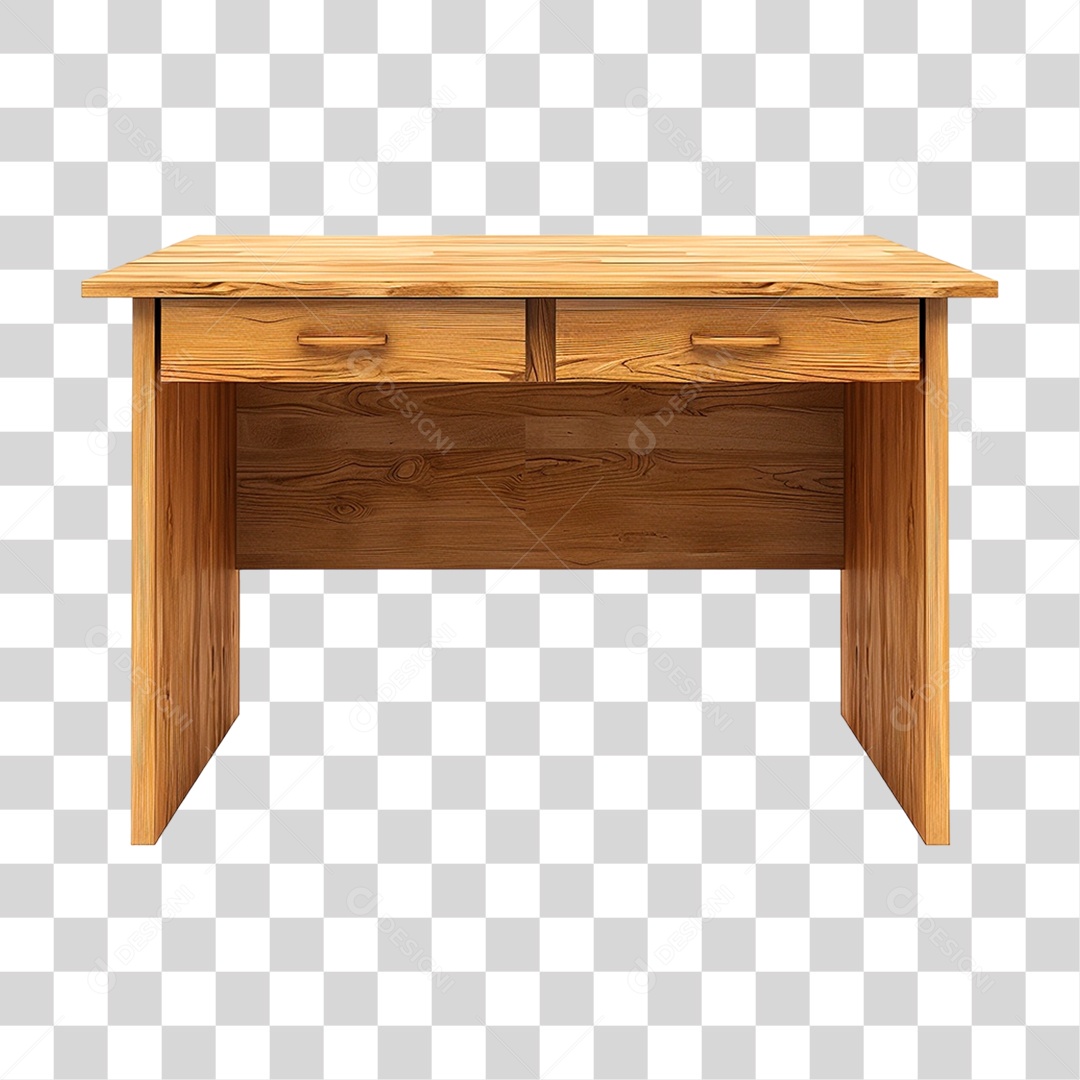 Mesa de Madeira PNG Transparente