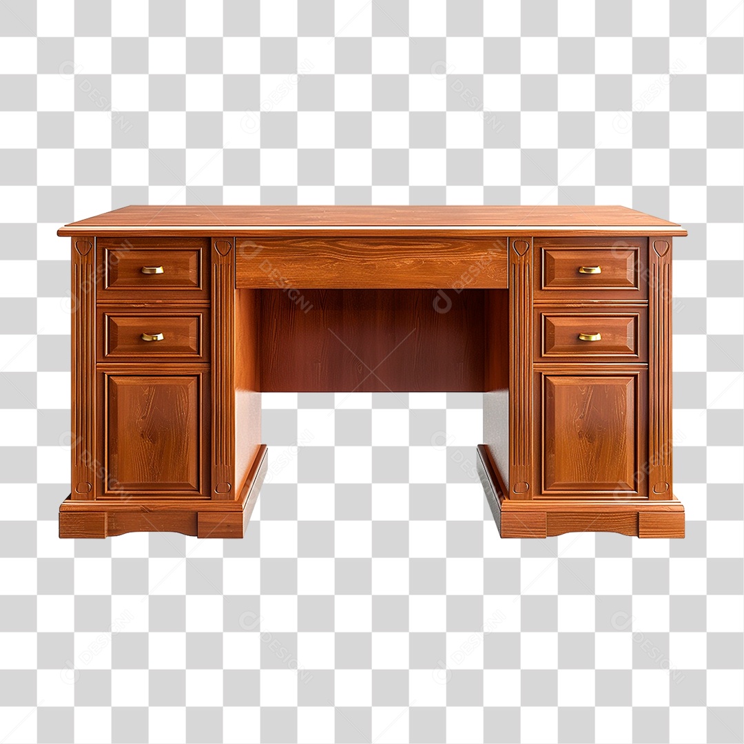 Mesa de Madeira PNG Transparente