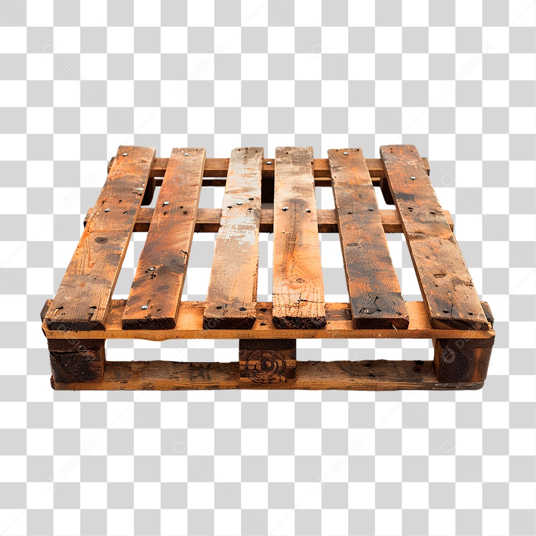 Palhete de Madeira PNG Transparente