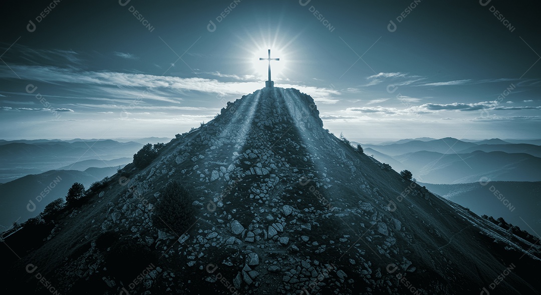 Páscoa simbolizando ressurreição de cristo