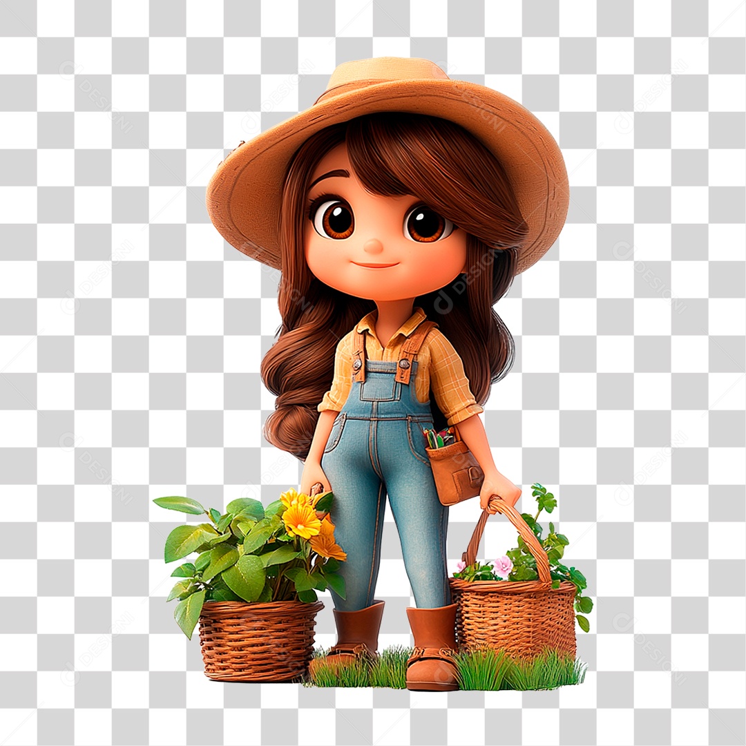 Fazendeira PNG Transparente