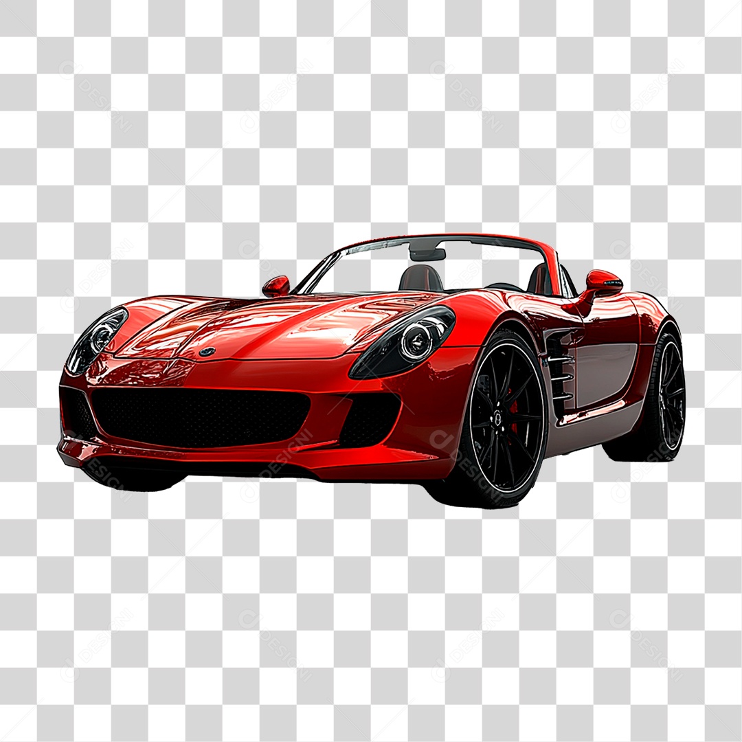 Carro Vermelho PNG Transparente