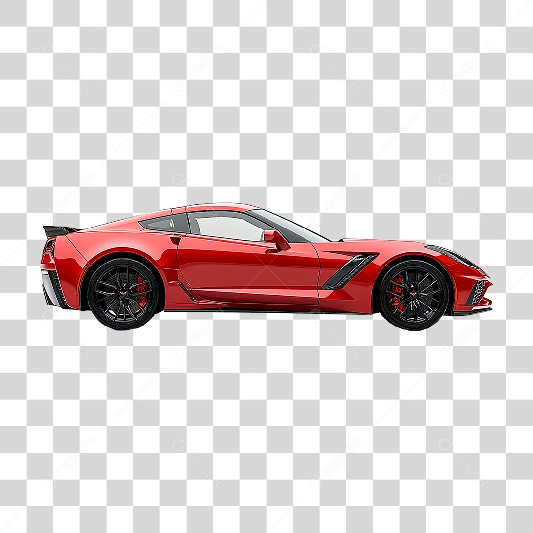 Carro Vermelho PNG Transparente