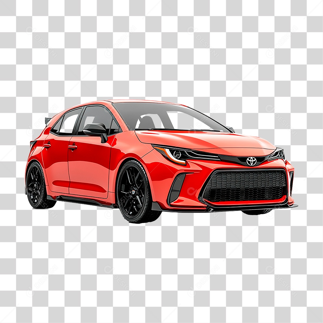 Carro Vermelho PNG Transparente