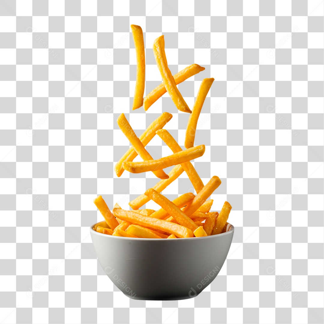 Batata Frita PNG Transparente