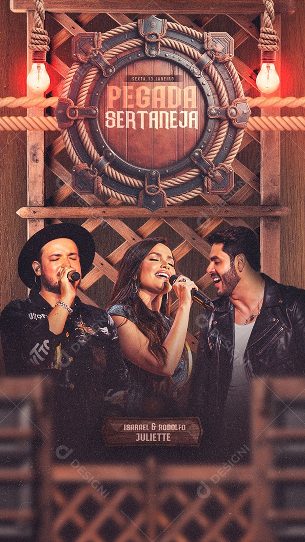 Story Flyer Pegada Sertaneja Social Media PSD Editável