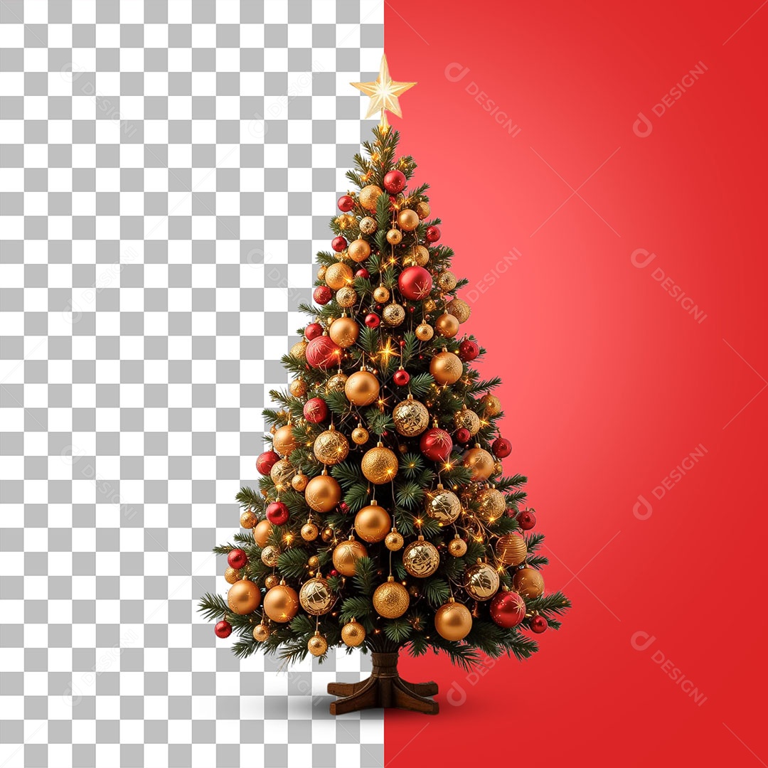 Árvore de Natal para Composição PSD
