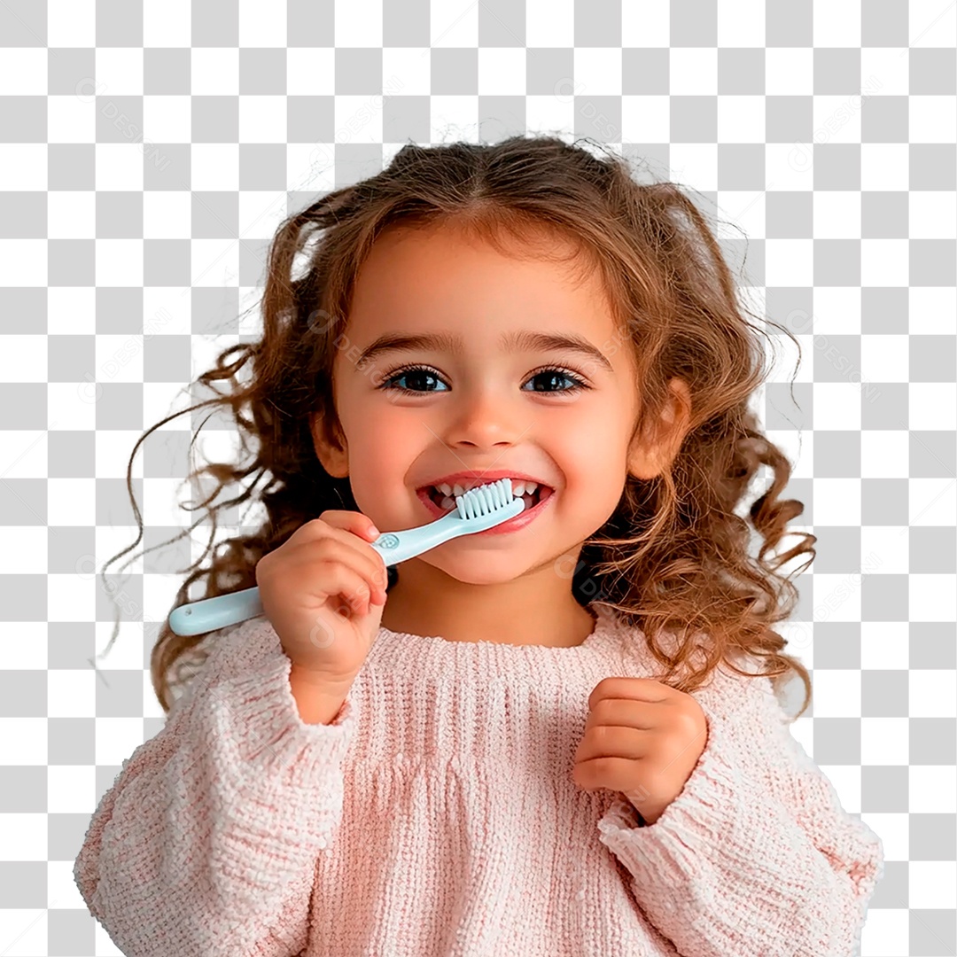 Criança Escova de Dente PNG Transparente