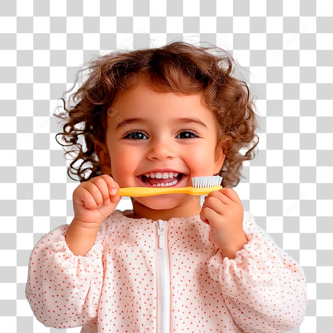 Criança Escova de Dente PNG Transparente