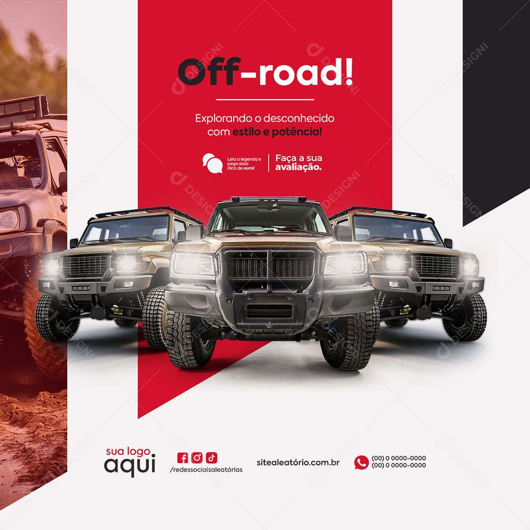 Concessionária Estilo e Potência Social Media PSD Editável