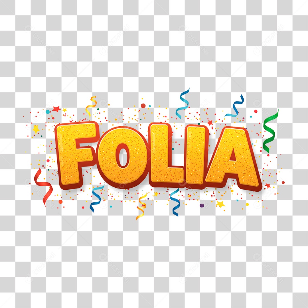 Selo 3D Folia Para Composição PNG Transparente