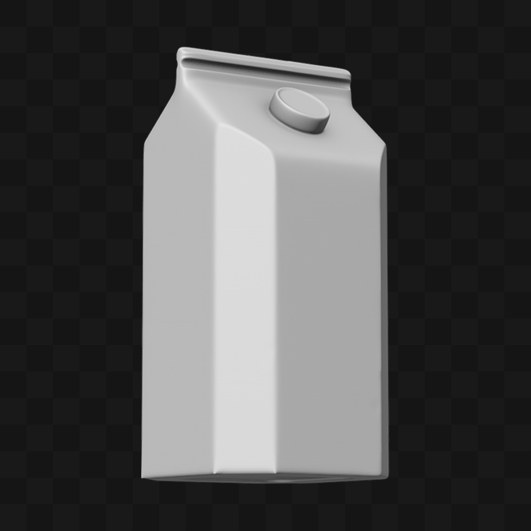 Caixa de Suco - Modelo 3D