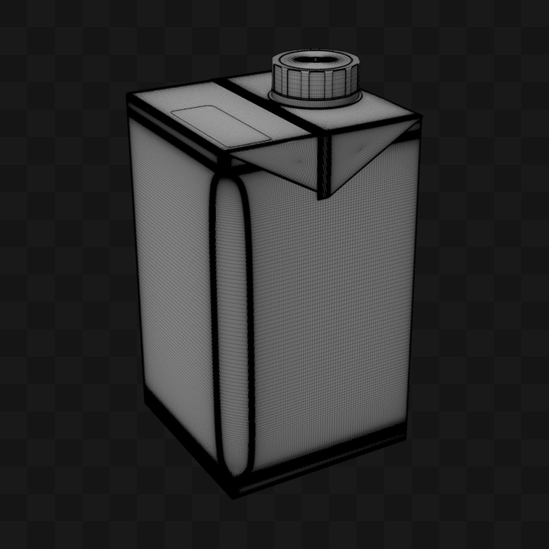 Caixa de Suco - Modelo 3D