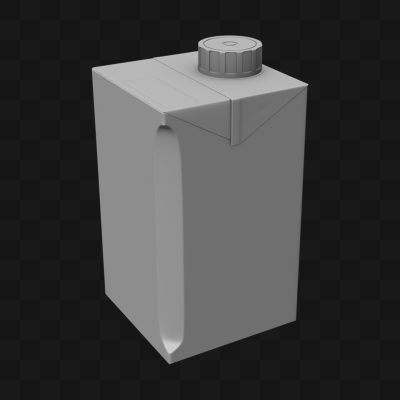 Caixa de Suco - Modelo 3D