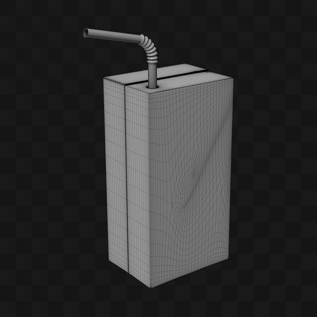Caixa de Suco - Modelo 3D