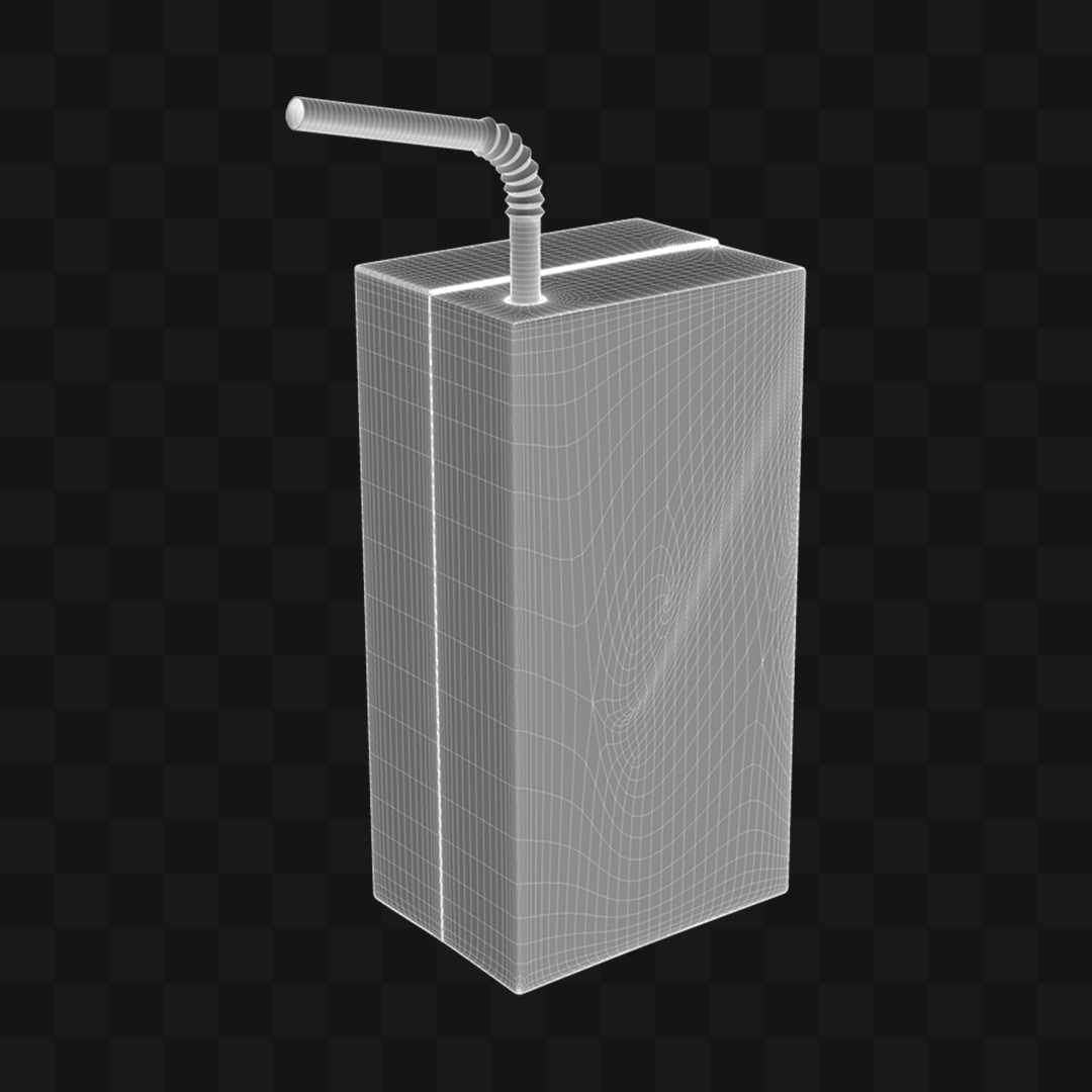 Caixa de Suco - Modelo 3D