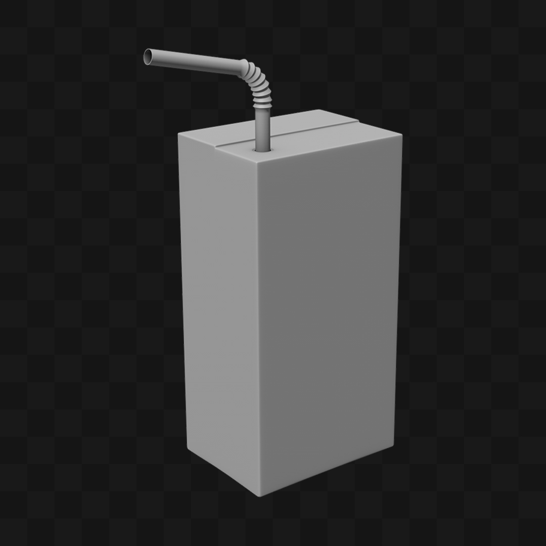 Caixa de Suco - Modelo 3D