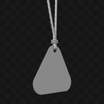 Etiqueta Papelão - Modelo 3D