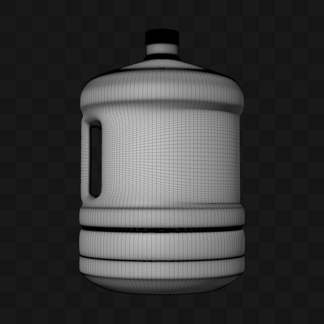 Garrafa 5L com Alça - Modelo 3D