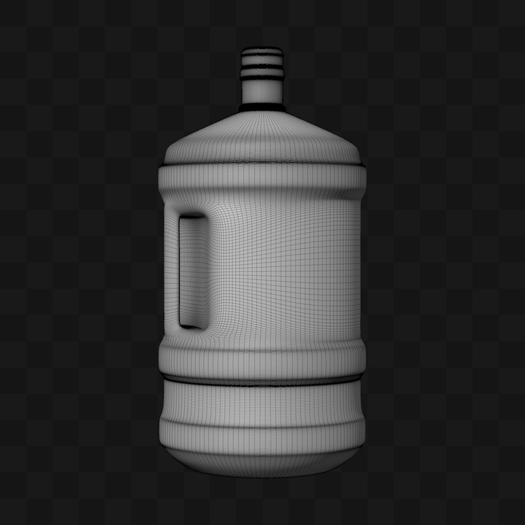 Garrafa 20L com Alça - Modelo 3D