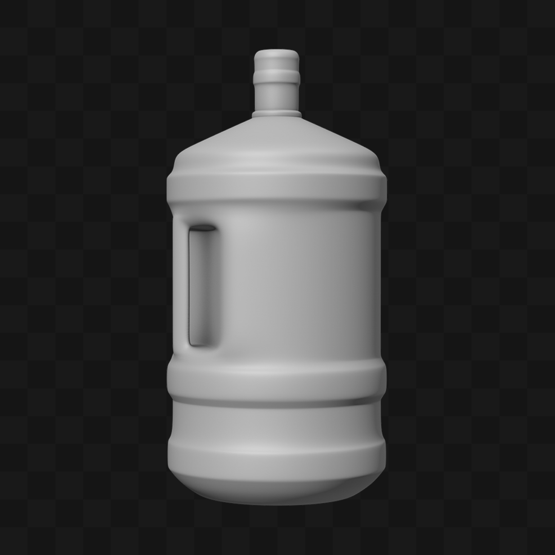 Garrafa 20L com Alça - Modelo 3D