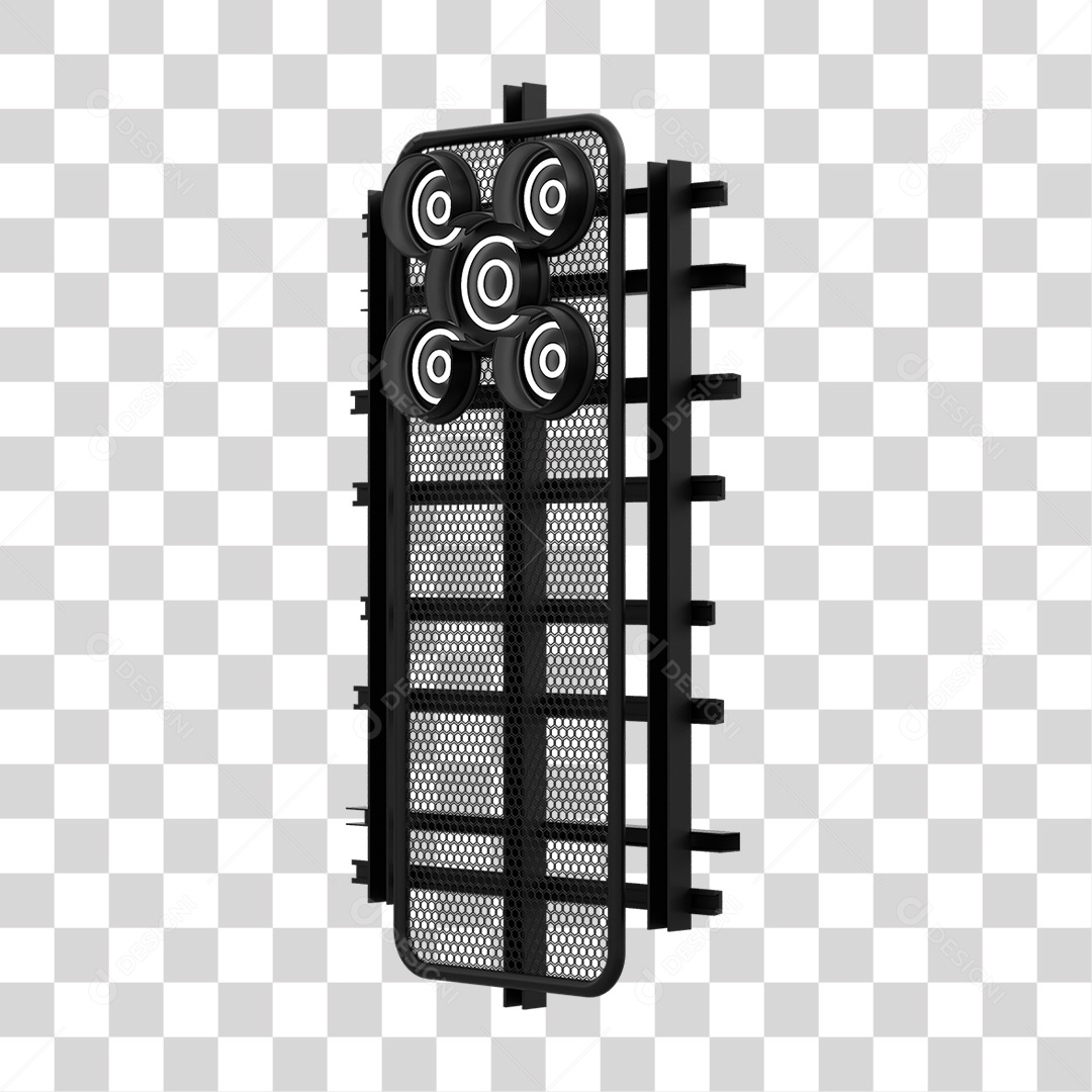 Kit Painel de Metal PNG Transparente