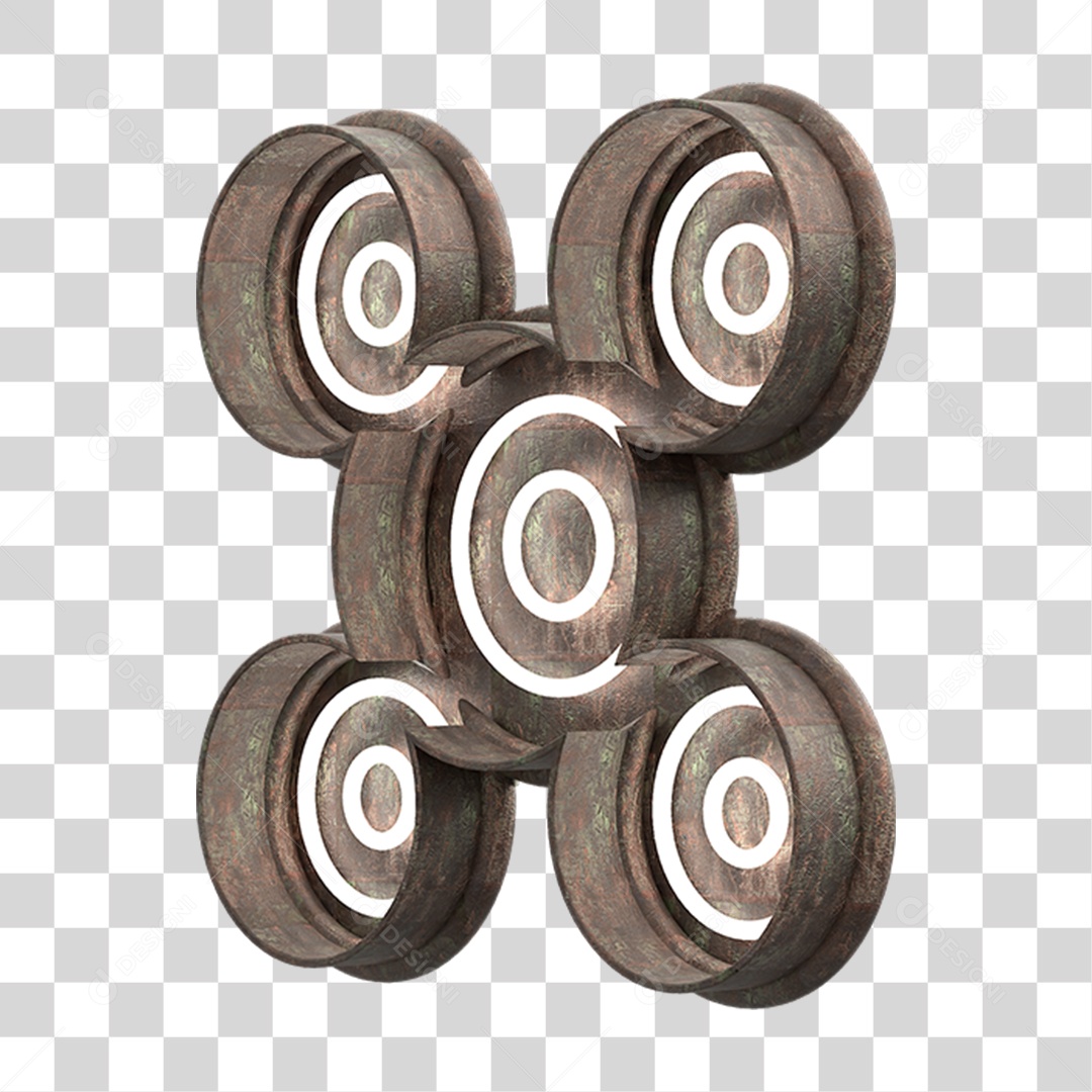 Kit Painel de Metal PNG Transparente